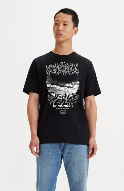 Shop Levi's Relaxed Fit Graphic T-shirt In Concept Ww Caviar