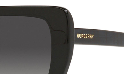 Shop Burberry 55mm Gradient Cat Eye Sunglasses In Grey Gradient