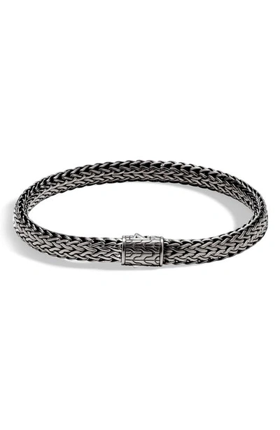 Shop John Hardy Classic Flat Chain Bracelet In Silver