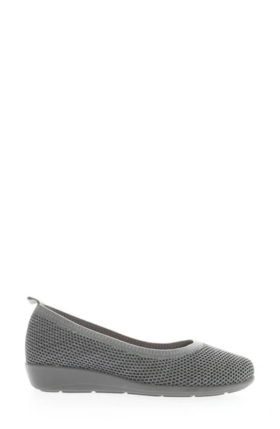 Shop Propét Yen Mesh Flat In Grey