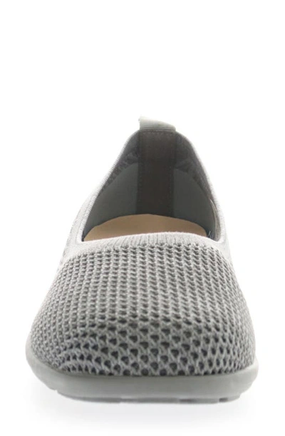 Shop Propét Yen Mesh Flat In Grey