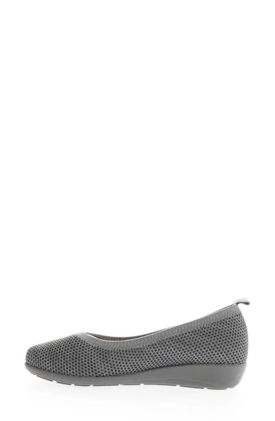 Shop Propét Yen Mesh Flat In Grey