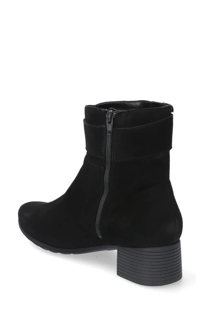 Shop Mephisto Gianina Block Heel Bootie In Black