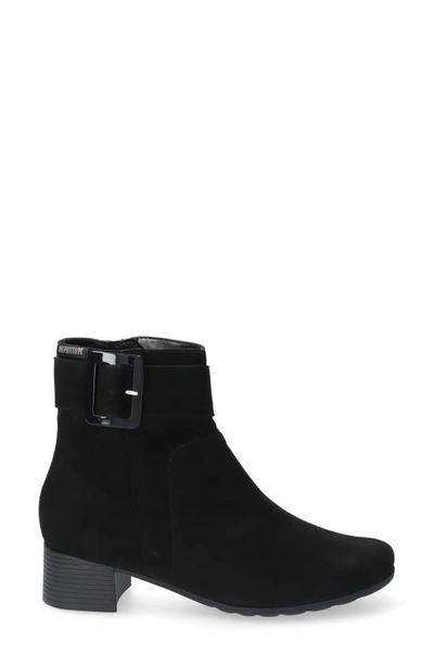 Shop Mephisto Gianina Block Heel Bootie In Black