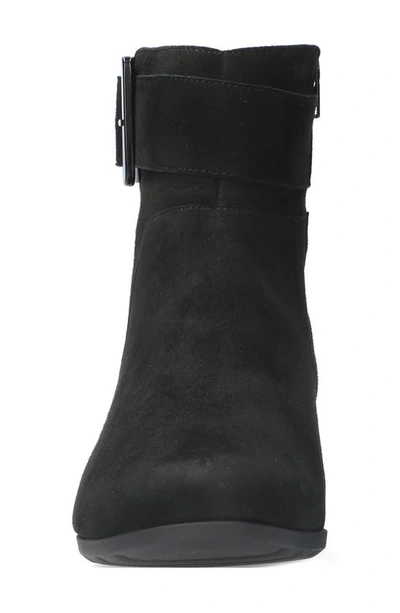 Shop Mephisto Gianina Block Heel Bootie In Black