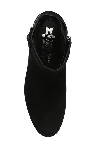 Mephisto Gianina Block Heel Bootie In Black