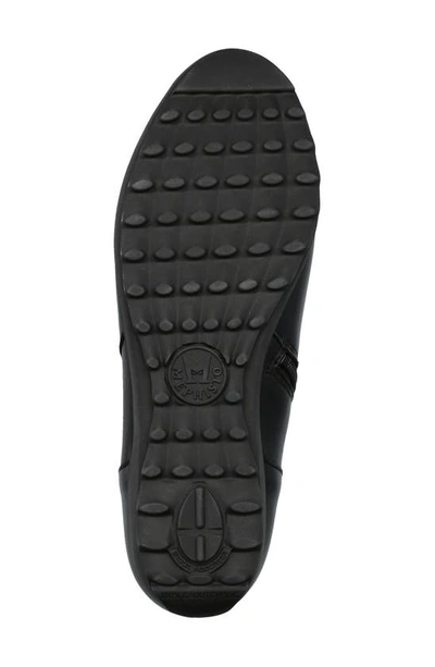 Mephisto Avril Zip Wedge Bootie In Black Silk