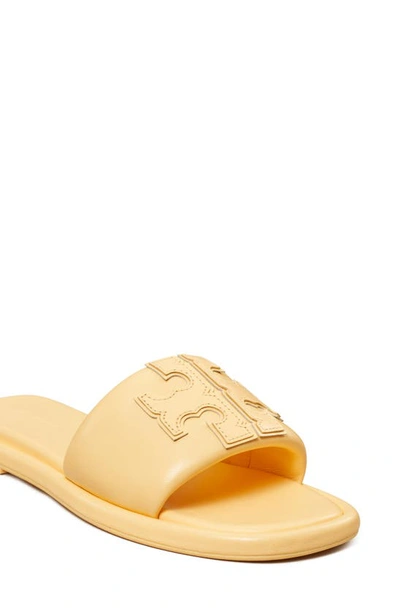 Shop Tory Burch Double-t Leather Sport Slide Sandal In Peach Puff