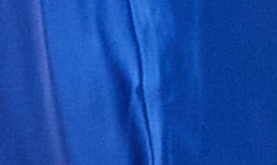 Shop Topshop Bias Cut Satin Maxi Skirt In Blue