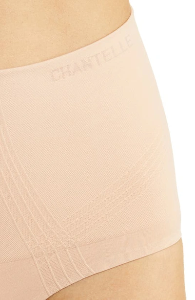 Chantelle Lingerie Smooth Comfort High Waist Briefs In Clay Nude-0q