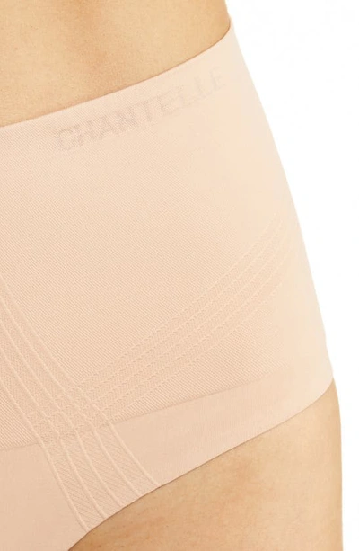 Chantelle Lingerie Smooth Comfort High Waist Thong In Clay Nude-0q