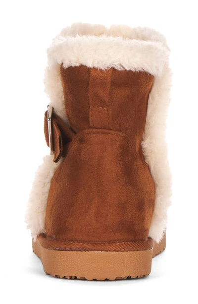 Shop Floopi Faux Fur Lined Ankle Boot In Camel