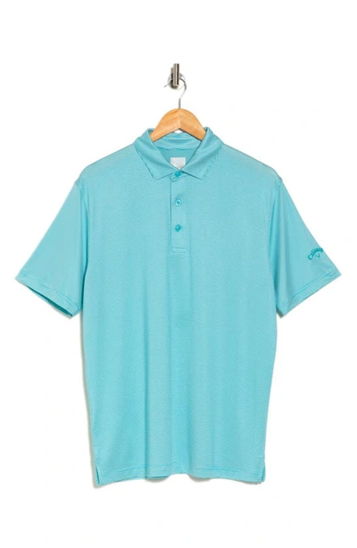 Shop Callaway Golf ® Fine Line Stripe Polo In Bluebird