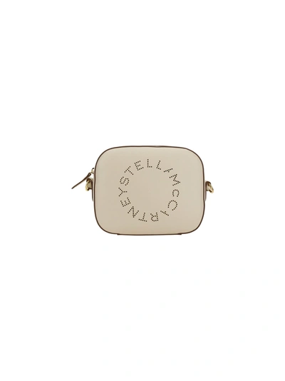Shop Stella Mccartney Small Camera Shoulder Bag In Chocolate