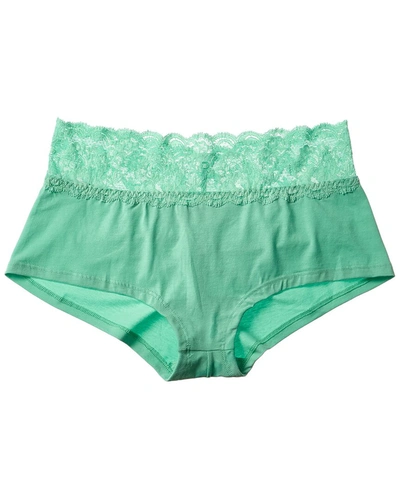 Shop Cosabella Never Say Never Peachie Hotpant In Blue
