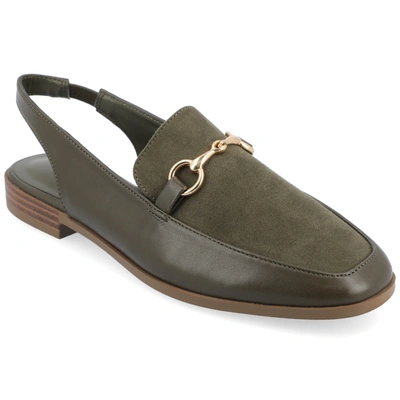 Shop Jornee Collection Collection Women's Tru Comfort Foam Lainey Flats In Green