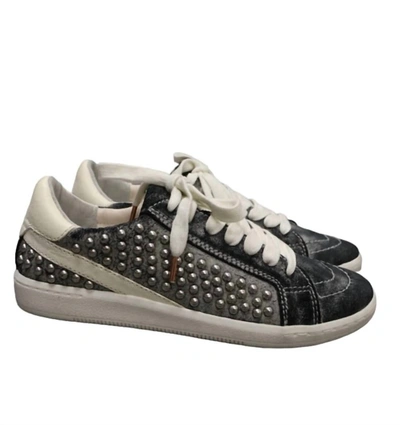 Shop Dolce Vita Women's Nino Stud Sneaker In Black Suede