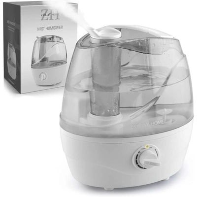 Shop Zulay Kitchen Cool Mist Humidifiers For Bedroom (2.2l Water Tank) In Grey
