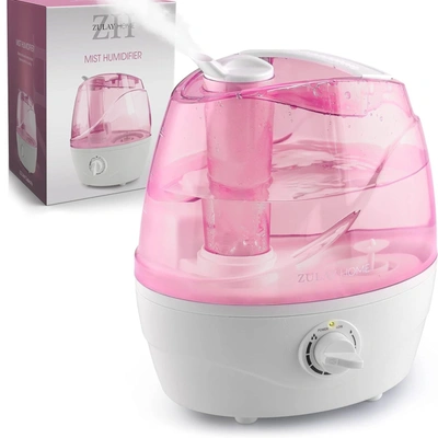 Shop Zulay Kitchen Cool Mist Humidifiers For Bedroom (2.2l Water Tank) In Pink
