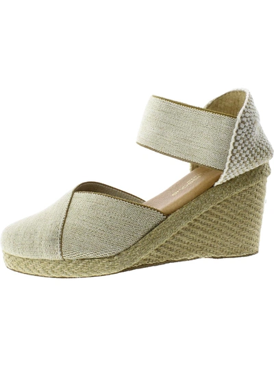 Shop Andre Assous Anouka Womens Ankle Pull On Espadrilles In Multi