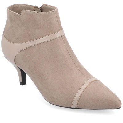 Shop Jornee Collection Journee Collection Women's Tru Comfort Foam Embrie Booties In Brown