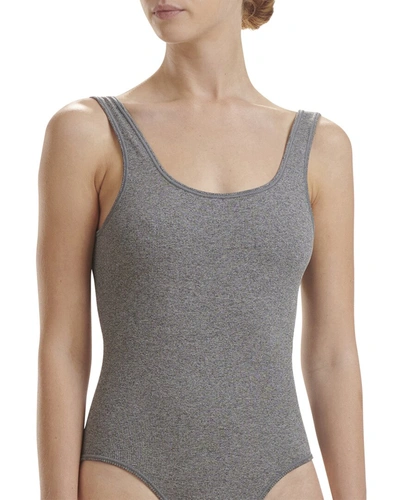 Shop Wolford Shaping Athleisure Bodysuit In Grey