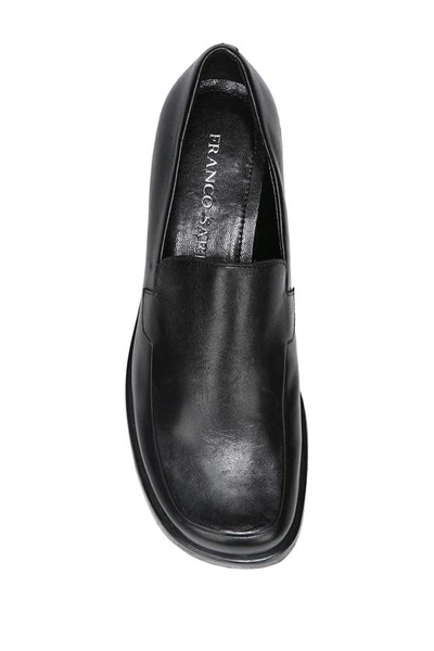 Shop Franco Sarto Bocca Leather Loafer In Black Leather