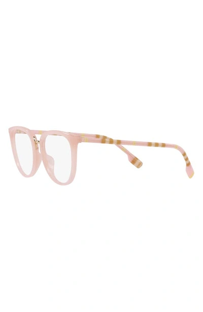 Shop Burberry Katie 51mm Cat Eye Optical Glasses In Pink