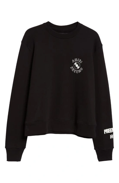 Shop Amiri X Premier Records Cotton Graphic Sweatshirt In Black