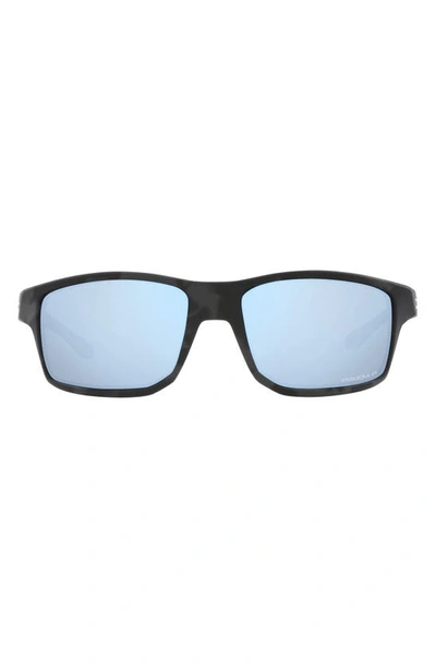 Shop Oakley Gibston 61mm Polarized Wrap Sunglasses In Camo
