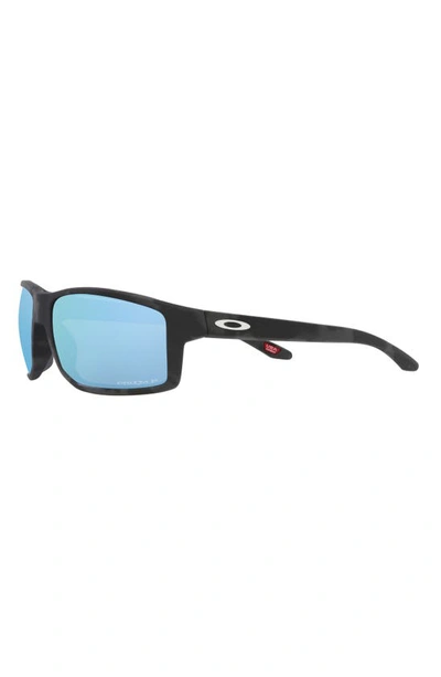 Shop Oakley Gibston 61mm Polarized Wrap Sunglasses In Camo