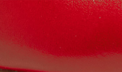 Steve Madden Beki Ankle Strap Pointed Toe Sandal In Red Leathe