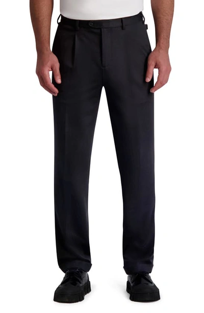 Shop Karl Lagerfeld Wide Leg Suit Pants In Black
