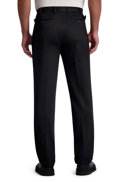 Shop Karl Lagerfeld Wide Leg Suit Pants In Black