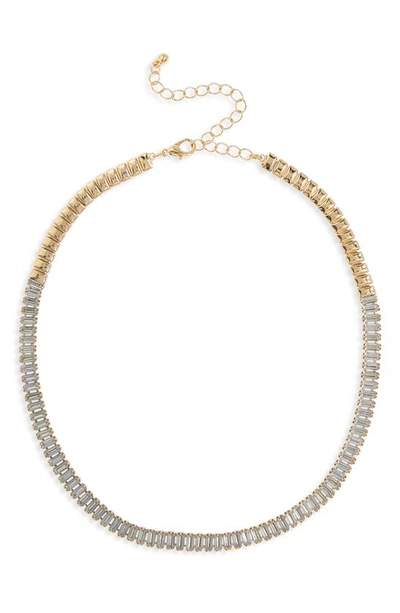Shop Cara Baguette Crystal Collar Necklace