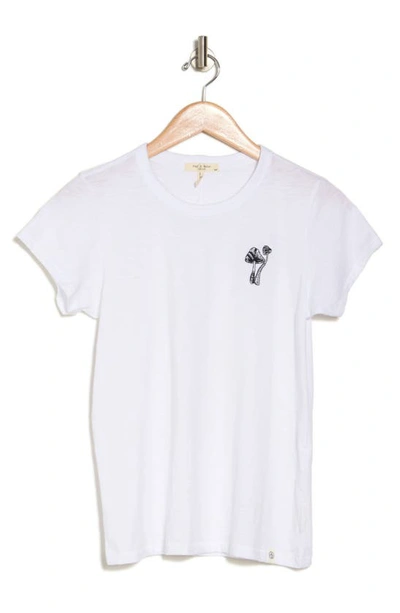 Shop Rag & Bone Mushroom Graphic T-shirt In White