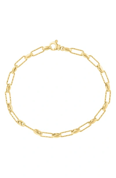 Shop Effy Mixed Chain Bracelet In Gold