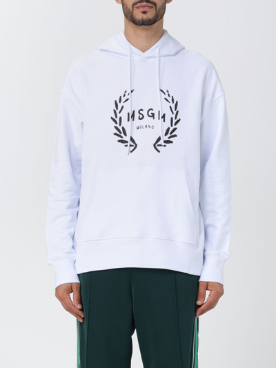 Msgm Sweatshirt  Men Color White 1 In White