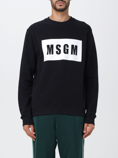 Shop Msgm Sweater  Men Color Black