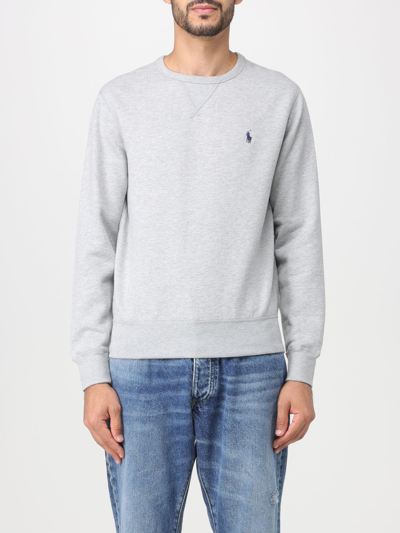 Shop Polo Ralph Lauren Sweatshirt  Men Color Grey