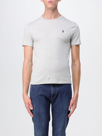 Shop Polo Ralph Lauren T-shirt  Men Color Grey