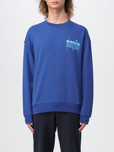 Shop Diadora Sweatshirt  Men Color Blue