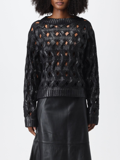 Shop Alberta Ferretti Sweater  Woman Color Black
