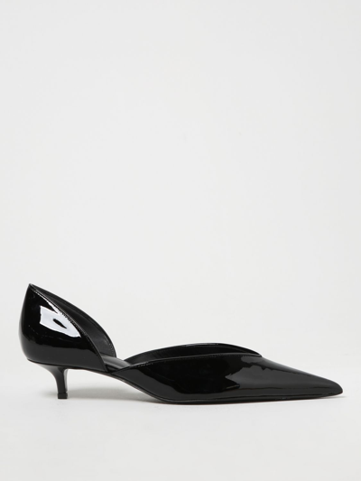 Shop Philosophy Di Lorenzo Serafini Philosophy By Lorenzo Serafini Pumps In Patent Leather In Black