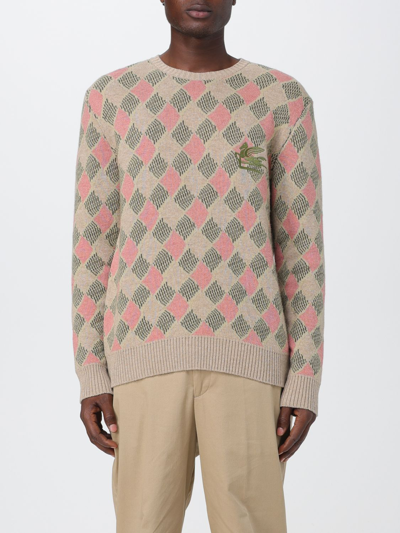 Shop Etro Wool Sweater In Multicolor