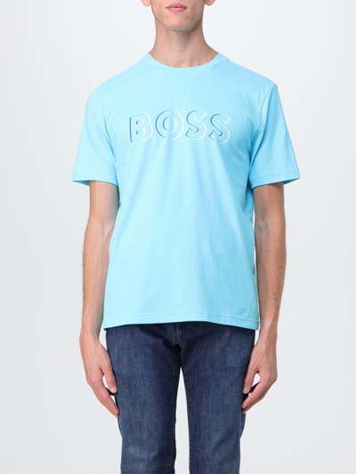 Hugo Boss T-shirt Boss Herren Farbe Blau In Blue | ModeSens