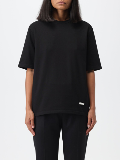 Shop Jil Sander T-shirt  Woman Color Black