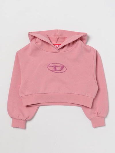 Shop Diesel Sweater  Kids Color Pink