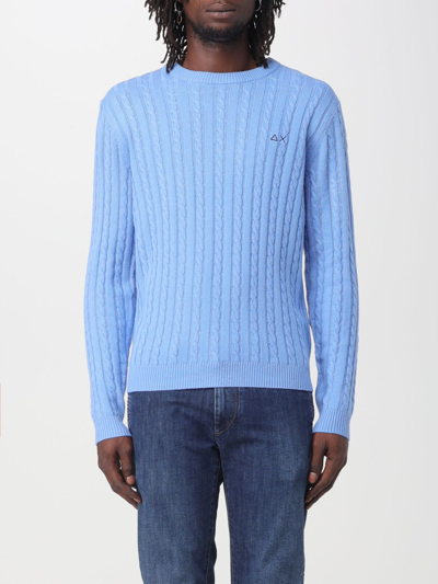 Shop Sun 68 Sweater  Men Color Blue 1