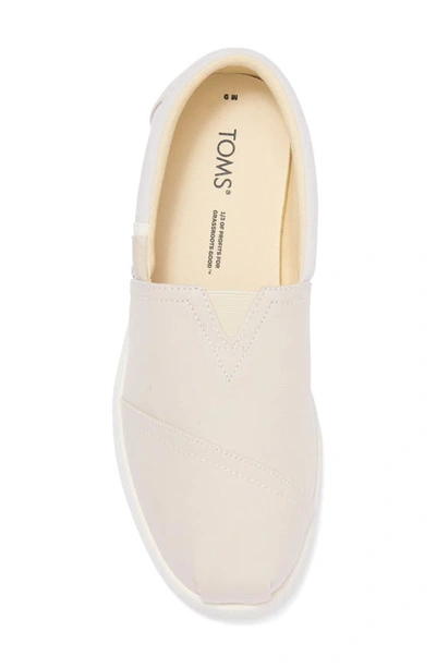 Shop Toms Alpargata Slip-on Sneaker In White